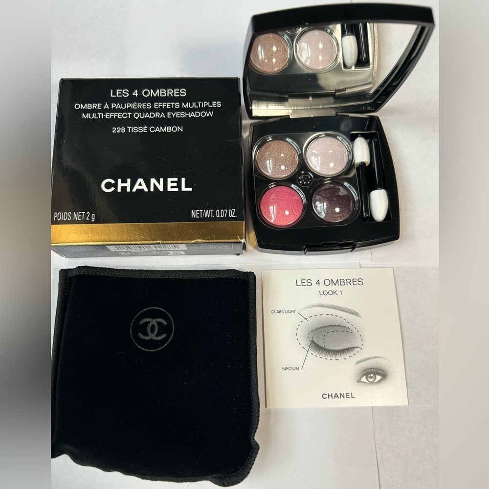 NWT🌷#228 - CHANEL LES 4 OMBRES Multi-effect Quadra Eyeshadow - Tisse Cambon